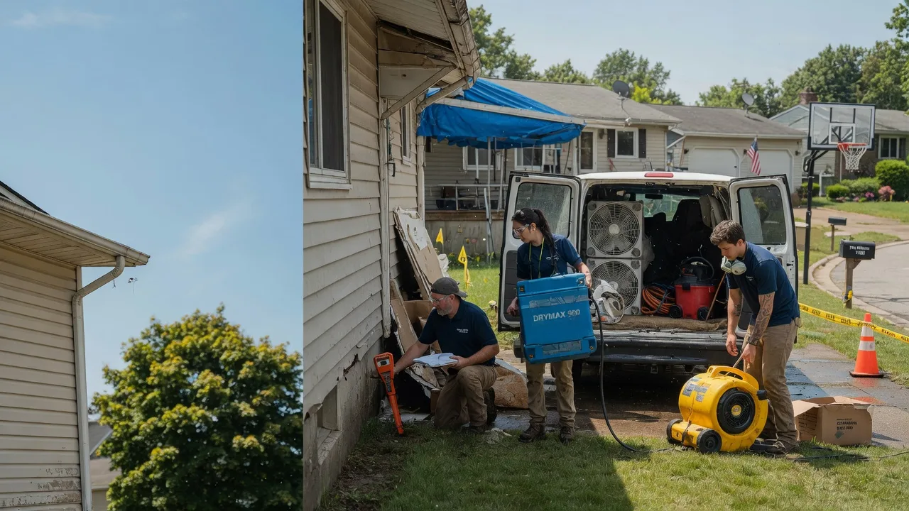 Ceiling Leak Cleanup in Corunna, MI near me
