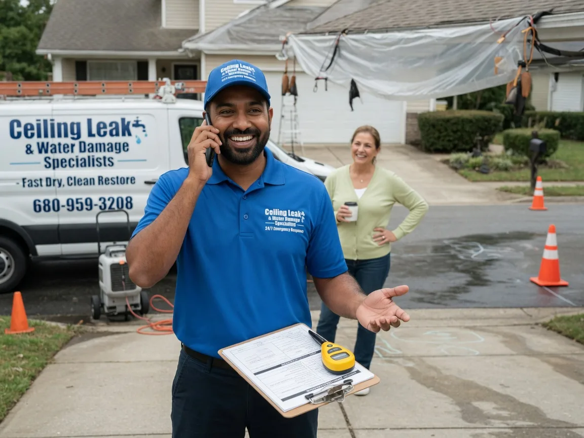 Ceiling Leak Cleanup Corunna, MI FAQs